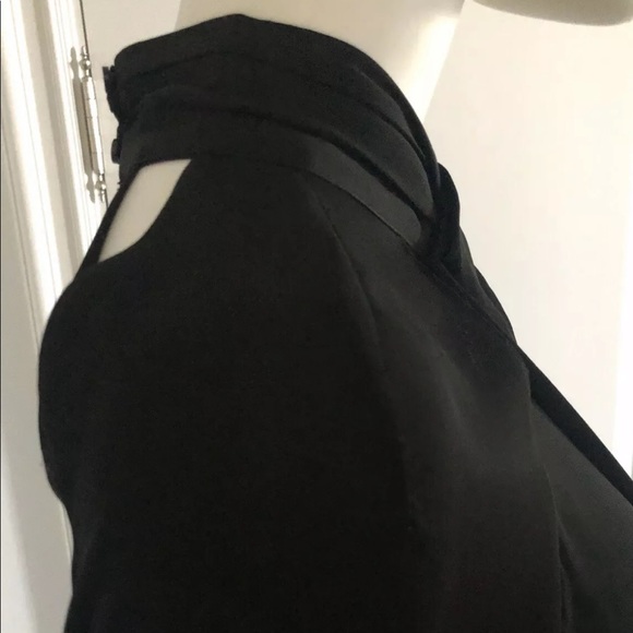 NWT REISS BLACK BLOUSE, ORIGINALLY $240 - Picture 4 of 5